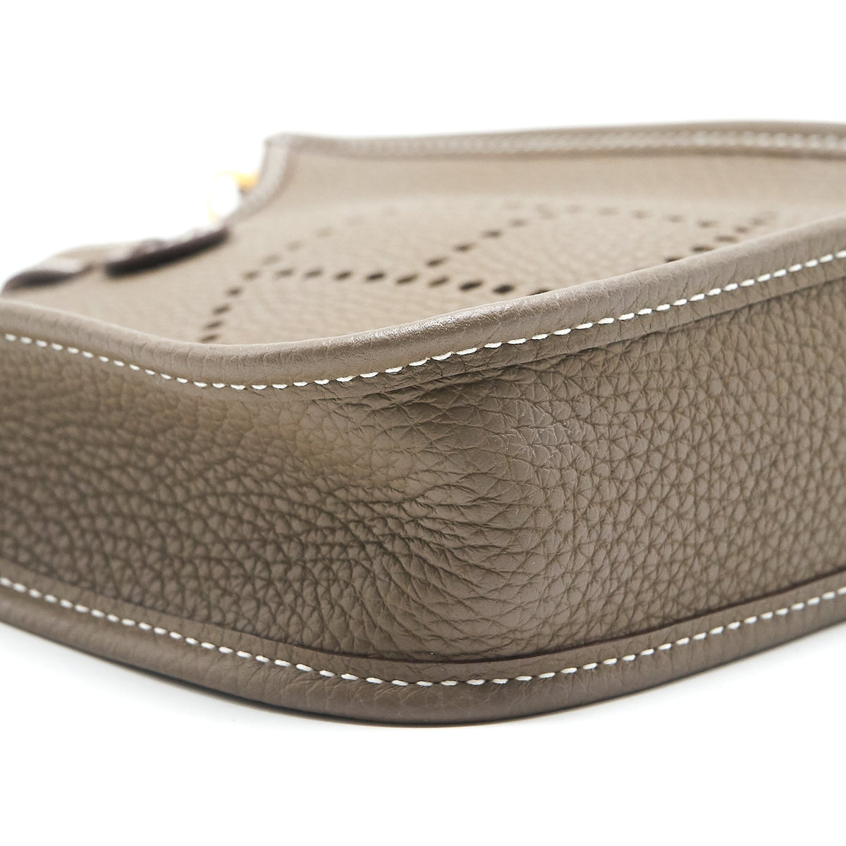 Hermes mini Evelyne 16 Etoupe GHW