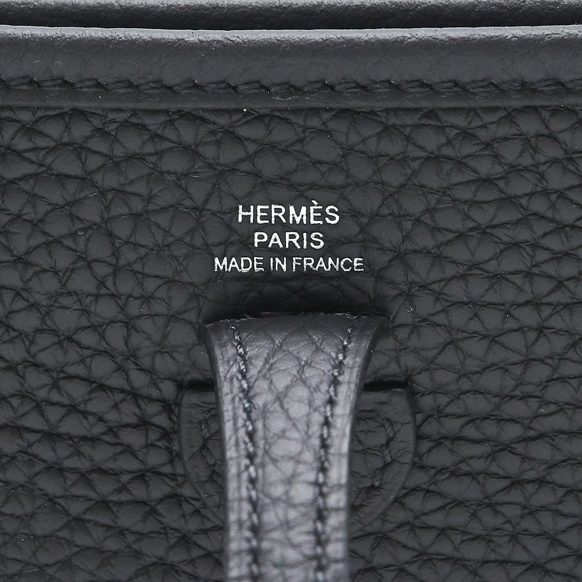 Hermes mini Evelyne 16 Black SHW