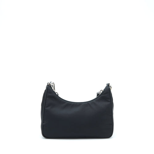 PRADA RE-EDITION 2005 NYLON BAG BLACK SHW