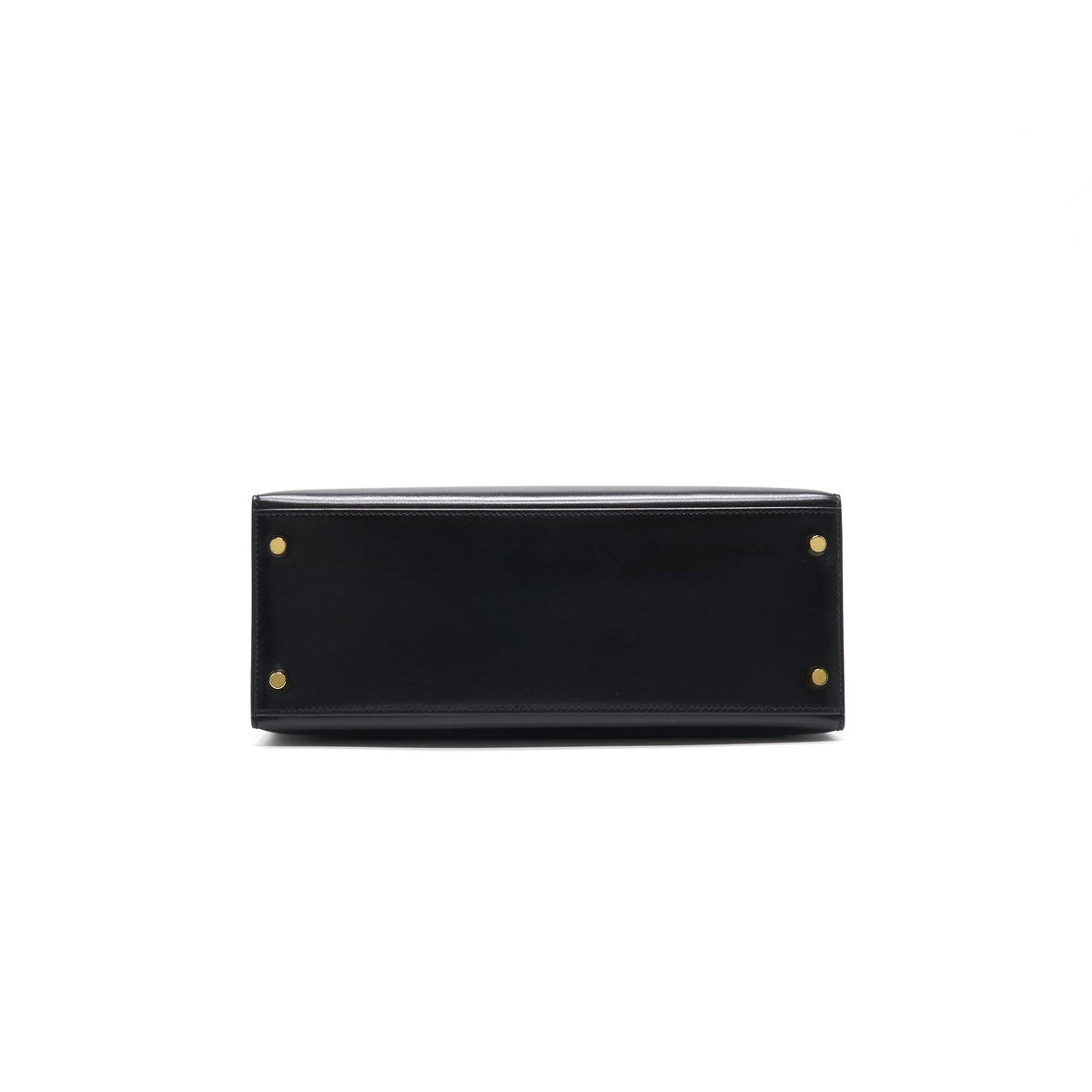 Hermes Kelly 28 Box Leather Black GHW