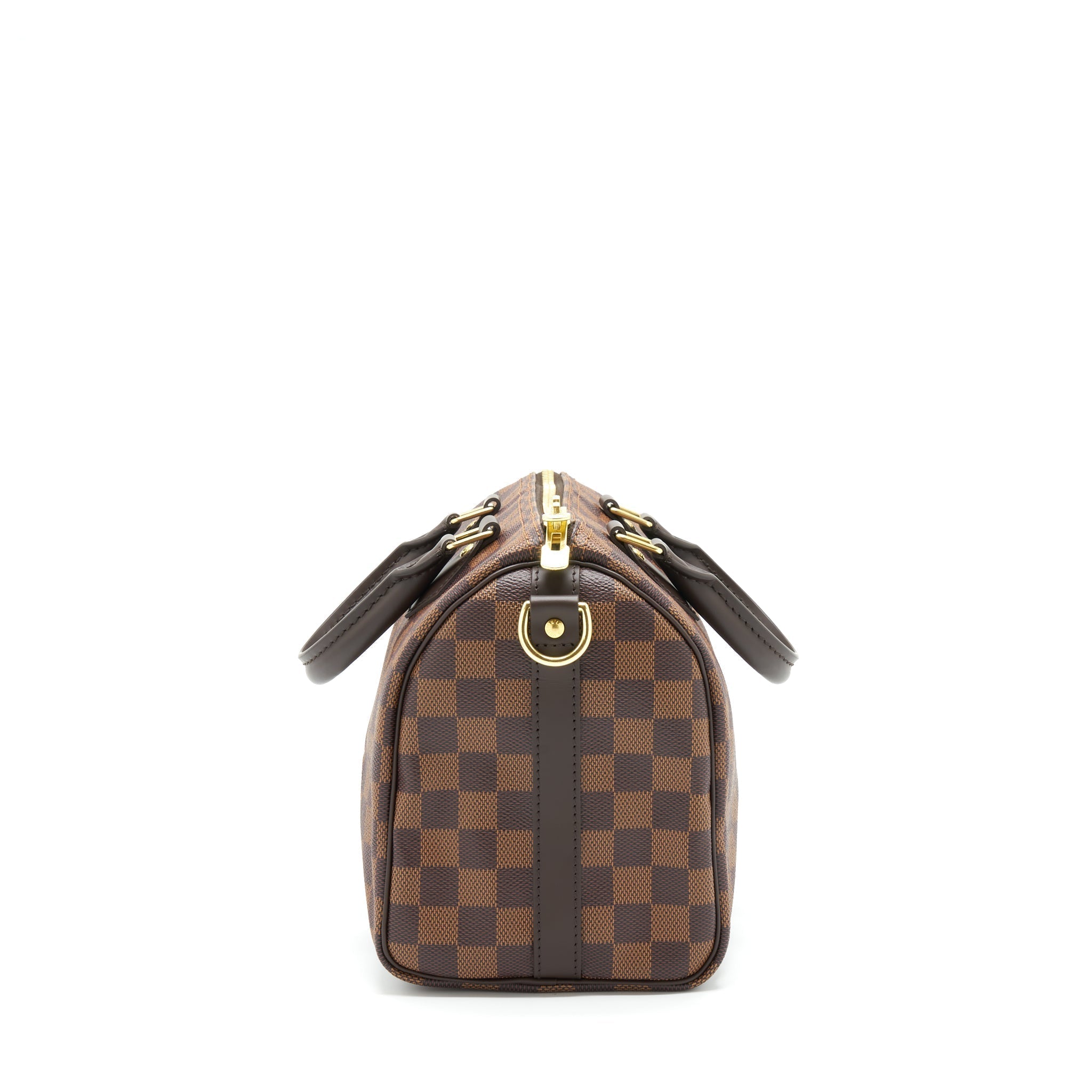 LOUIS VUITTON SPEEDY BANDOULIERE 25 DAMIER EBENE CANVAS GHW
