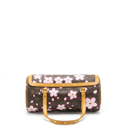 LOUIS VUITTON VINTAGE PAPILLON CHERRY BLOSSOM MONOGRAM CANVAS GHW