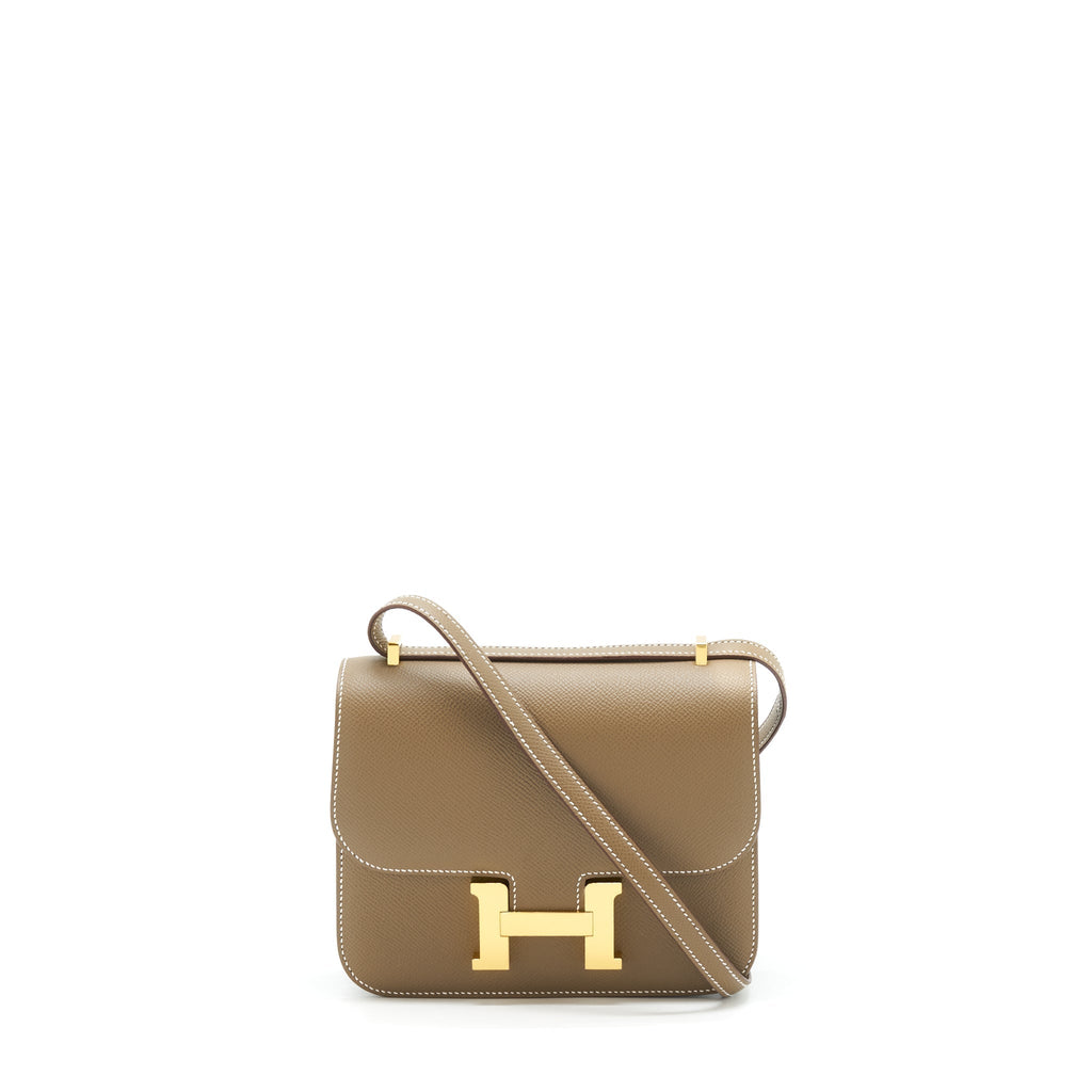 HERMES CONSTANCE MINI EPSOM ETOUPE GHW