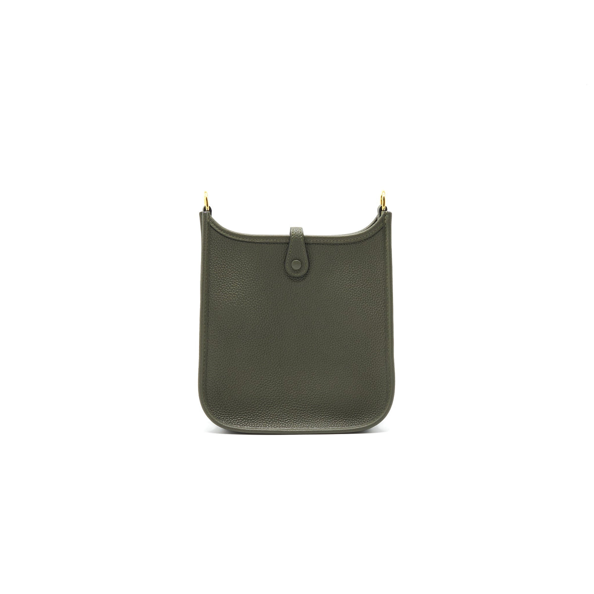 Hermes Mini Evelyne Vert Olive GHW