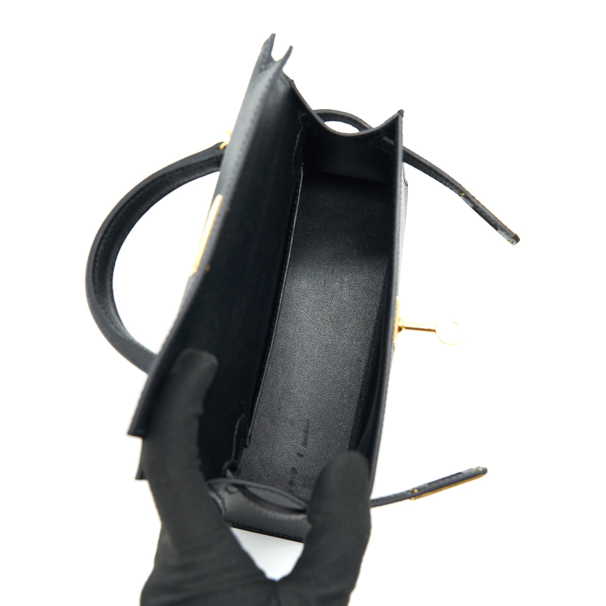 Hermes mini Kelly Ⅱ Epsom Black GHW