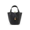 HERMES PICOTIN 18 LOCK BAG BLACK WITH GHW