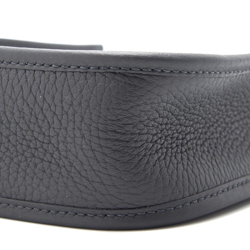 Hermes mini Evelyne black with SHW