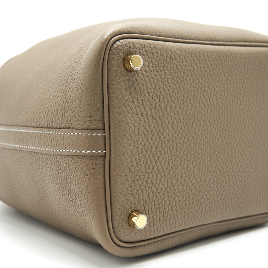 Hermes picotin 18 Lock Bag Etoupe with GHW Clemence