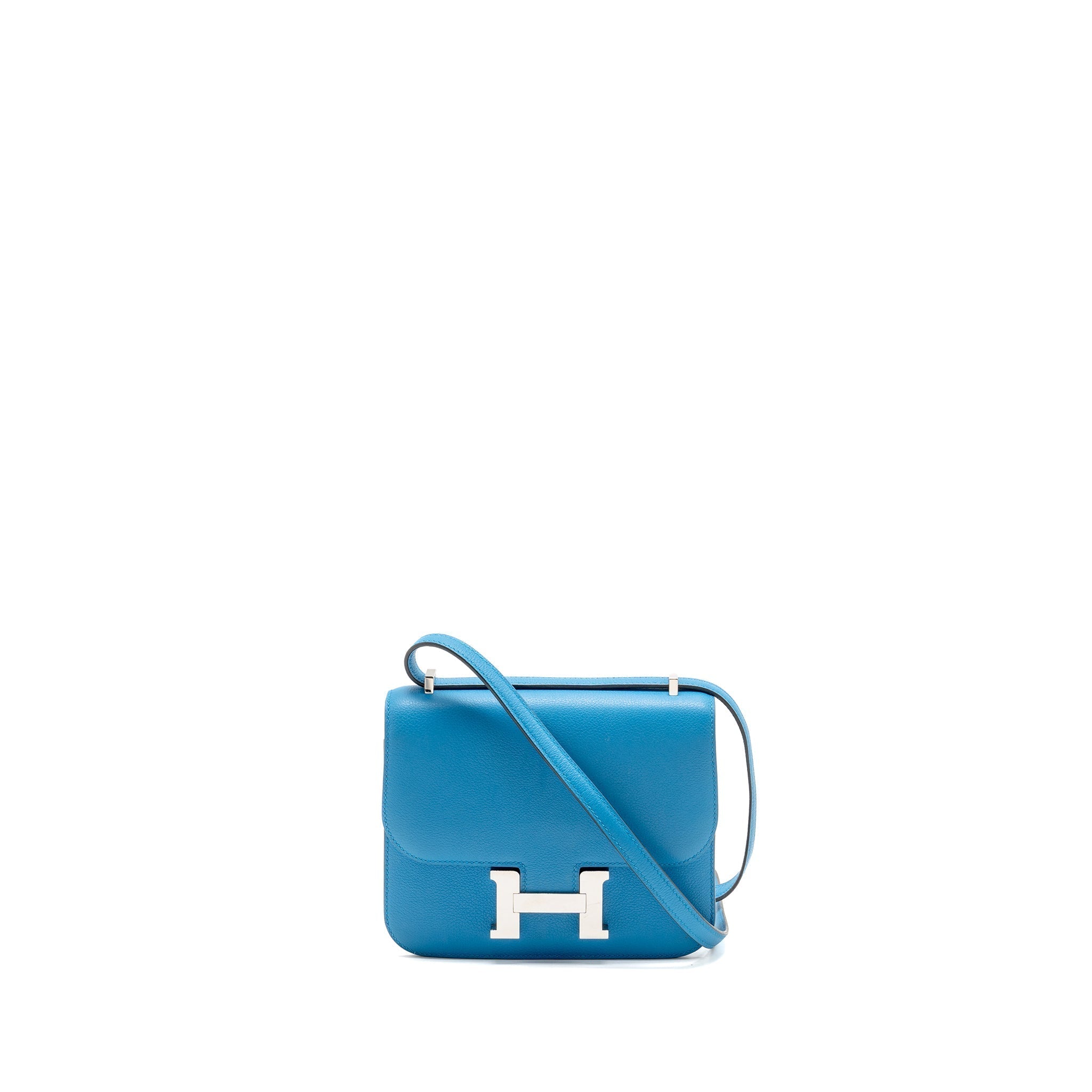 HERMES MINI CONSTANCE EVERCOLOR B3 BLEU ZANZIBAR SHW