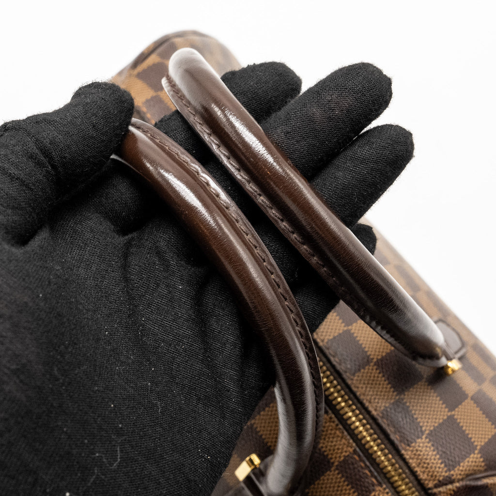 LOUIS VUITTON RIBERA MM TOTE DAMIER EBENE CANVAS GHW