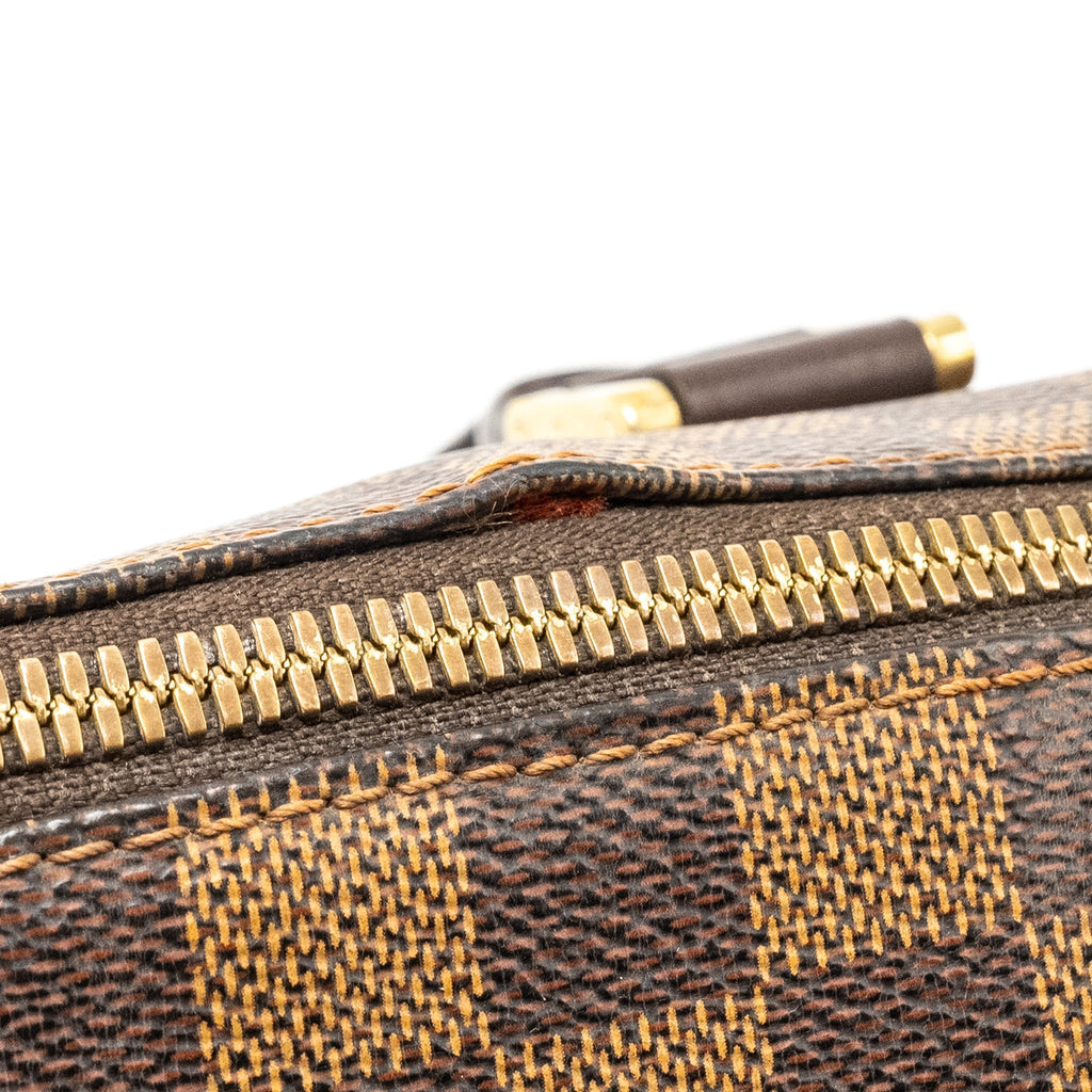 LOUIS VUITTON RIBERA MM TOTE DAMIER EBENE CANVAS GHW