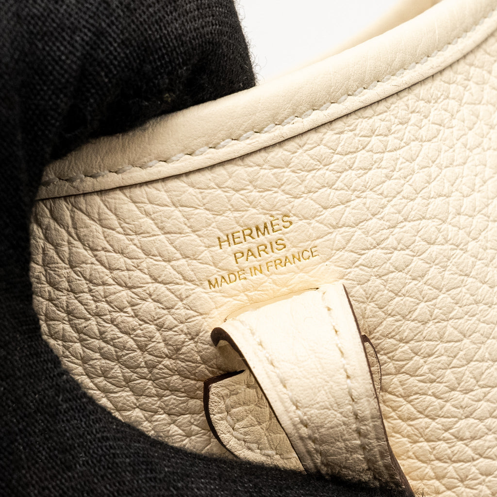 HERMES MINI EVELYN CLEMENCE NATA GHW