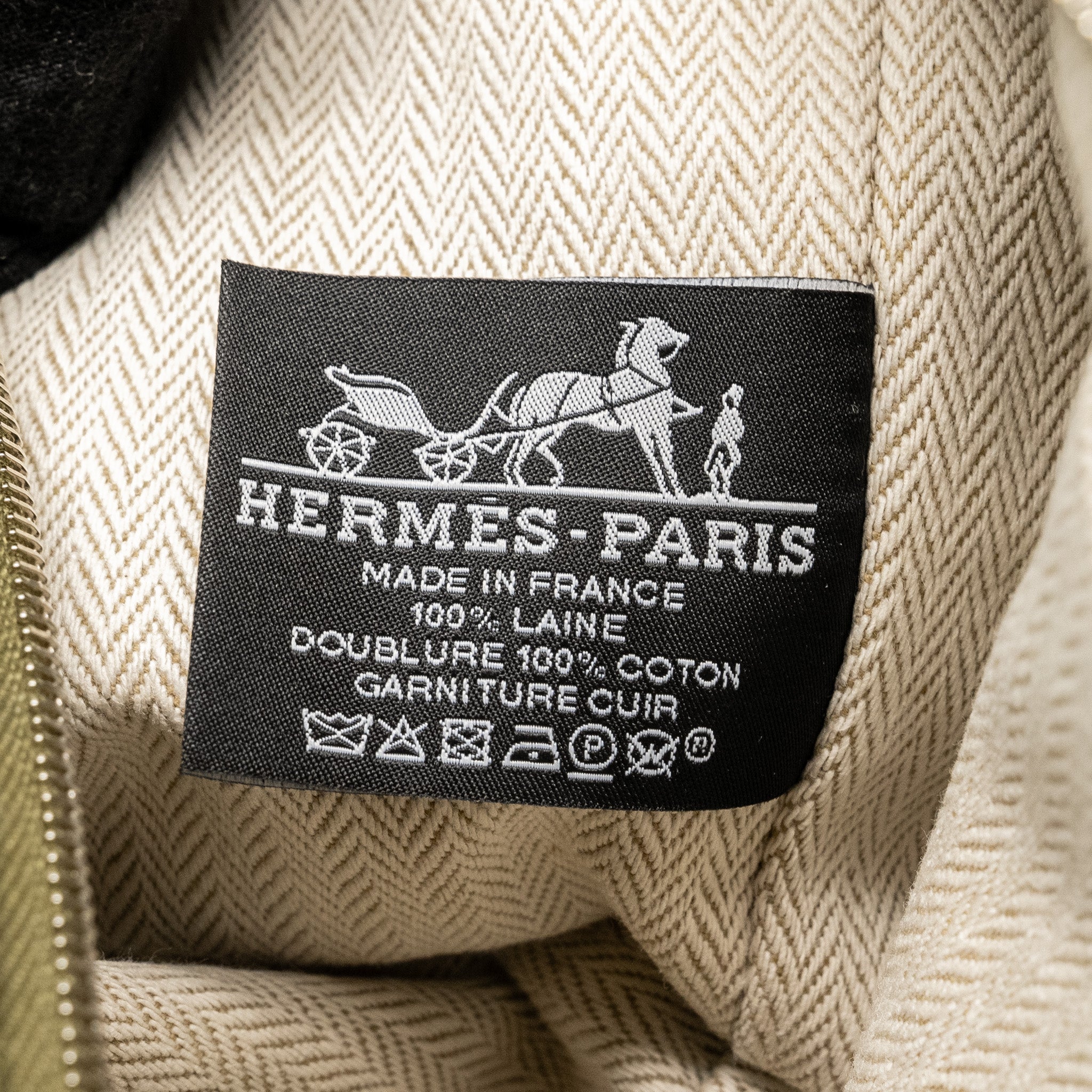 HERMES TROUSSE DE TOILETTE BRIDE A BRAC PM WOOL MULTICOLOUR SHW