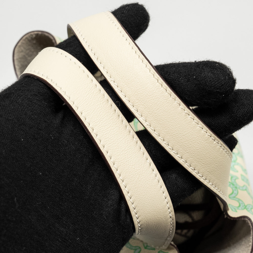 HERMES LUCKY DAISY MICRO PICOTIN SWIFT NATA-VERT-BLANC SHW