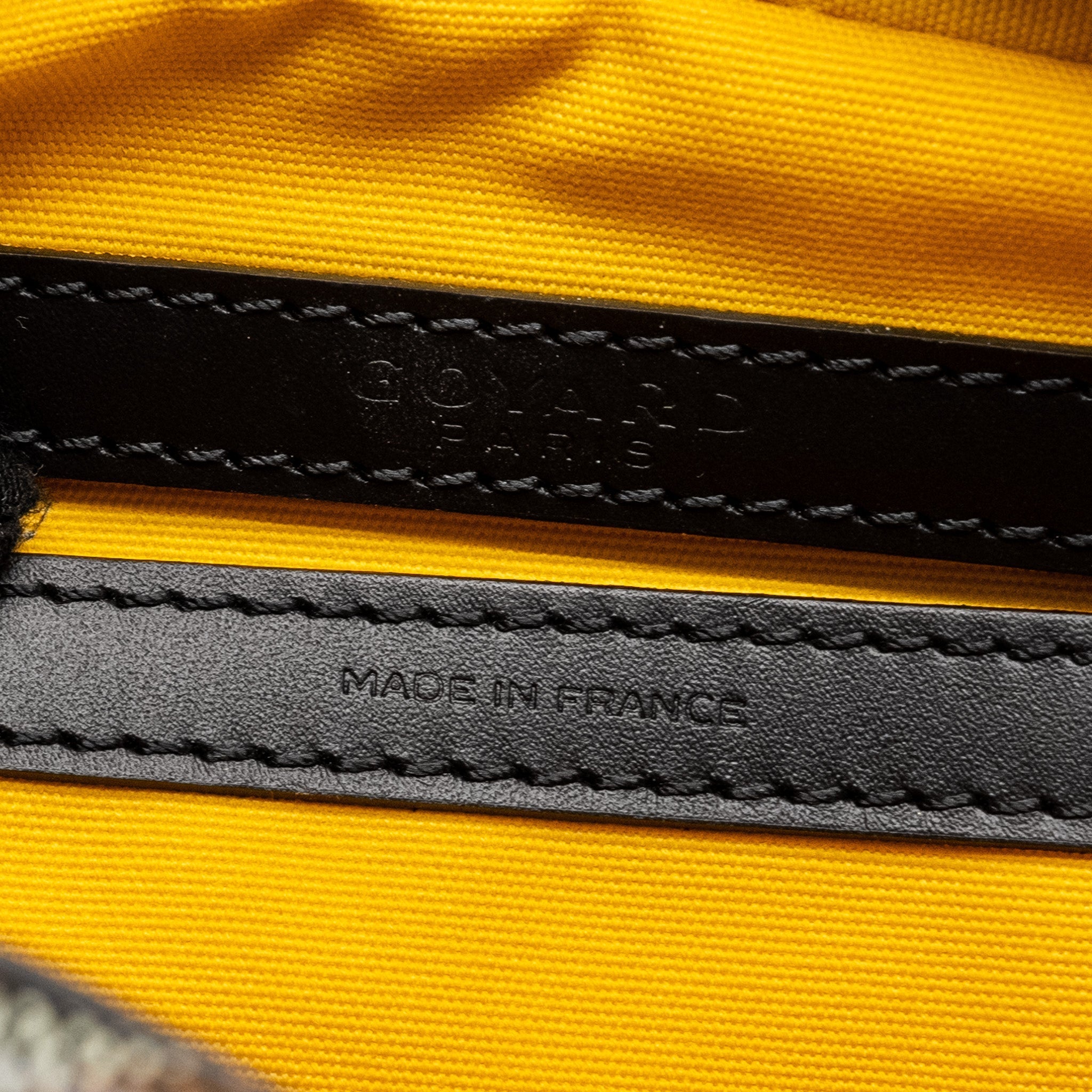 GOYARD CAP VERT PM CROSSBODY BAG GOYARDINE CANVAS/LEATHER BLACK SHW