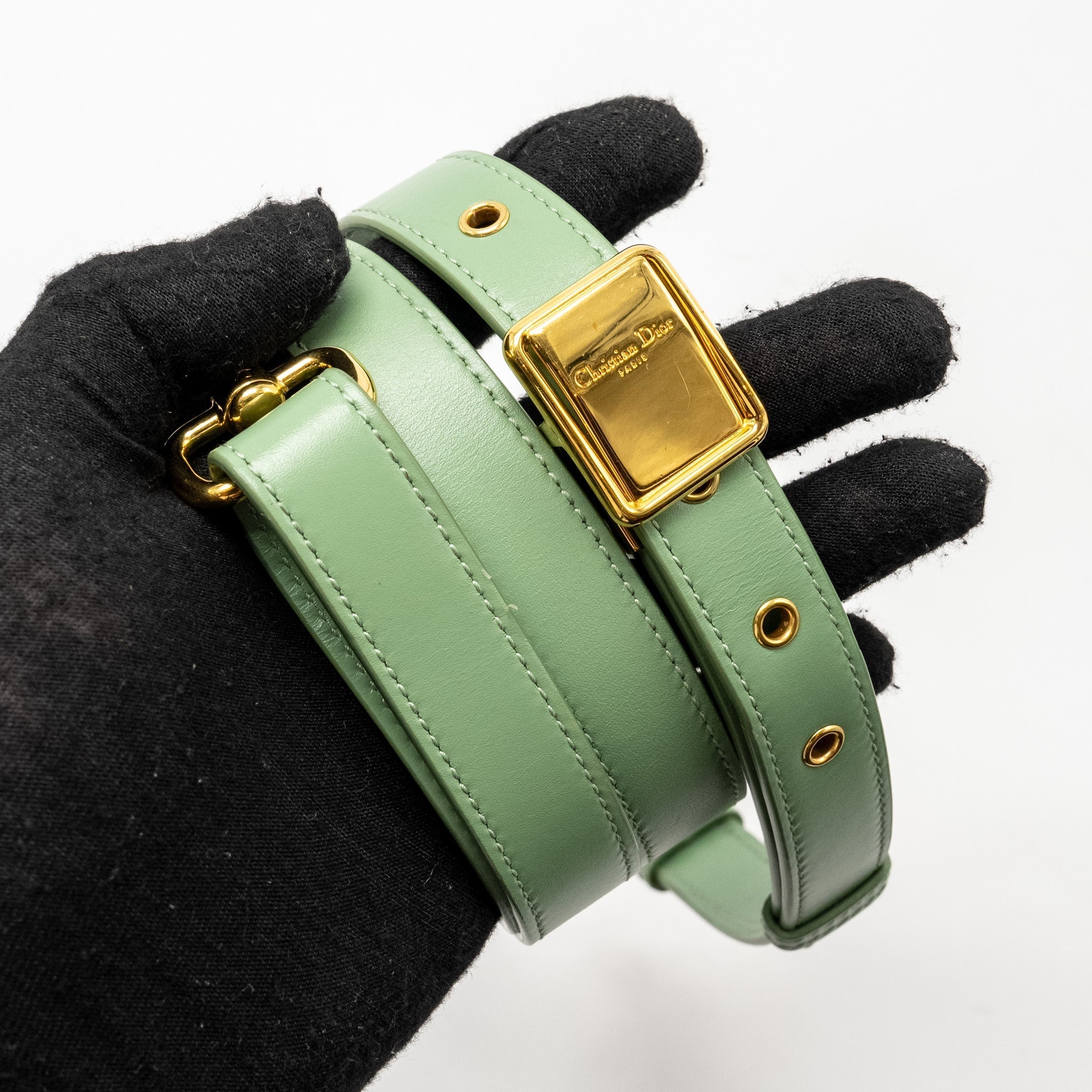 DIOR MEDIUM DIOR BOBBY BAG CALFSKIN GREEN GHW