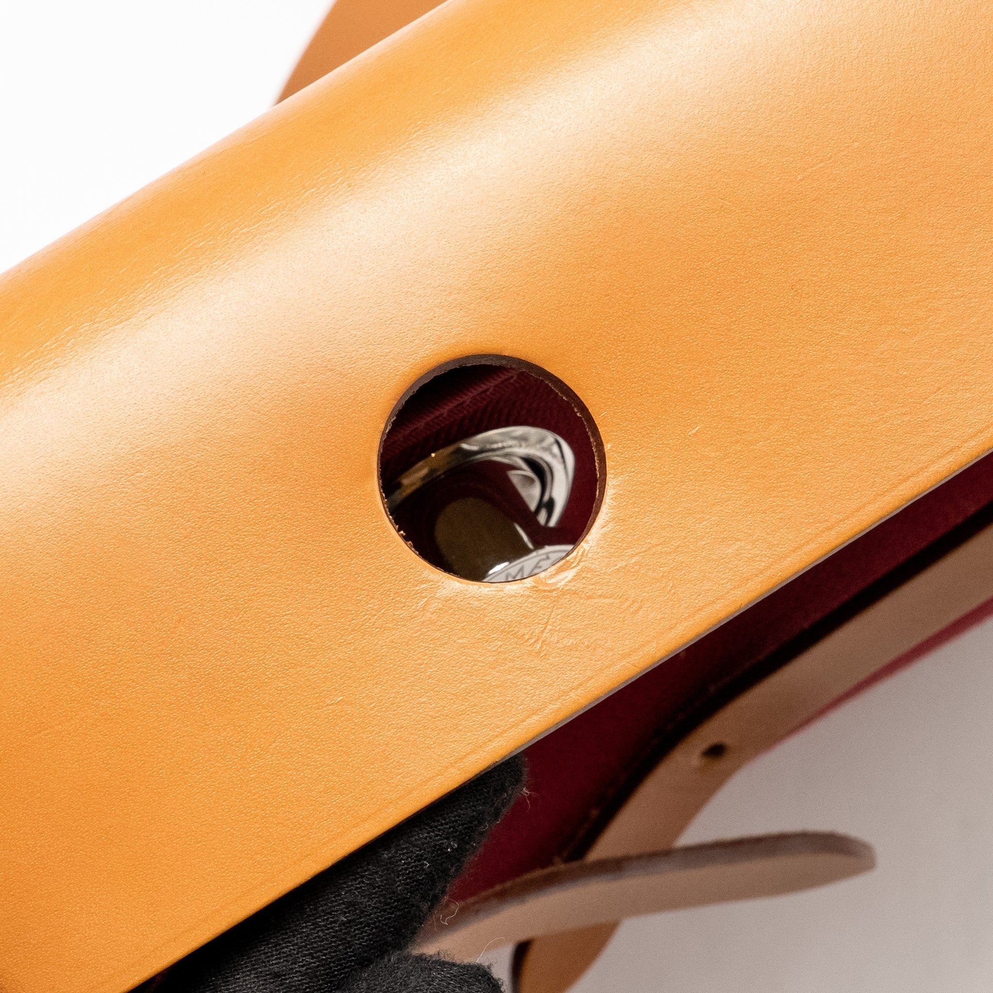 HERMES HERBAG 31 ZIP BAG CANVAS/HUNTER LEATHER RED SHW