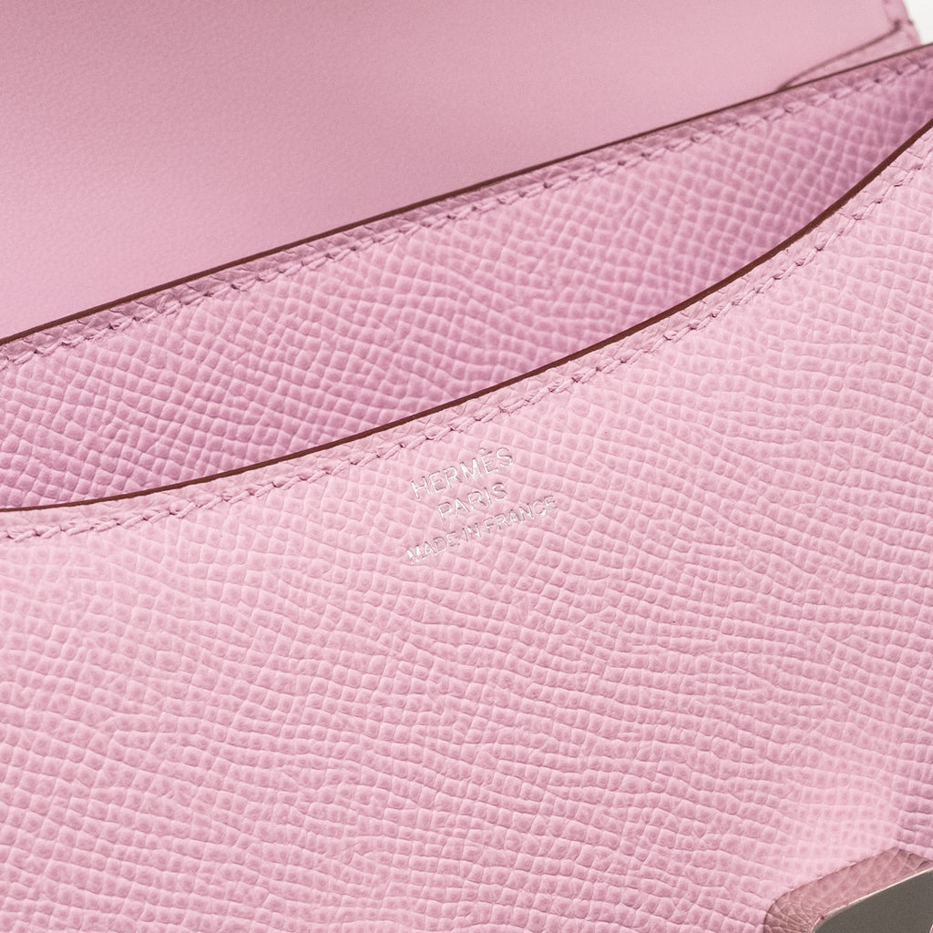 HERMES MINI CONSTANCE EPSOM X9 MAUVE SYLVESTRE SHW