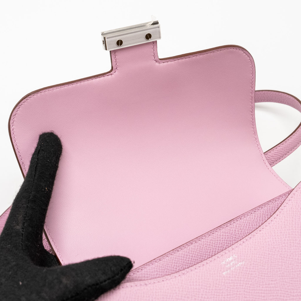 HERMES MINI CONSTANCE EPSOM X9 MAUVE SYLVESTRE SHW