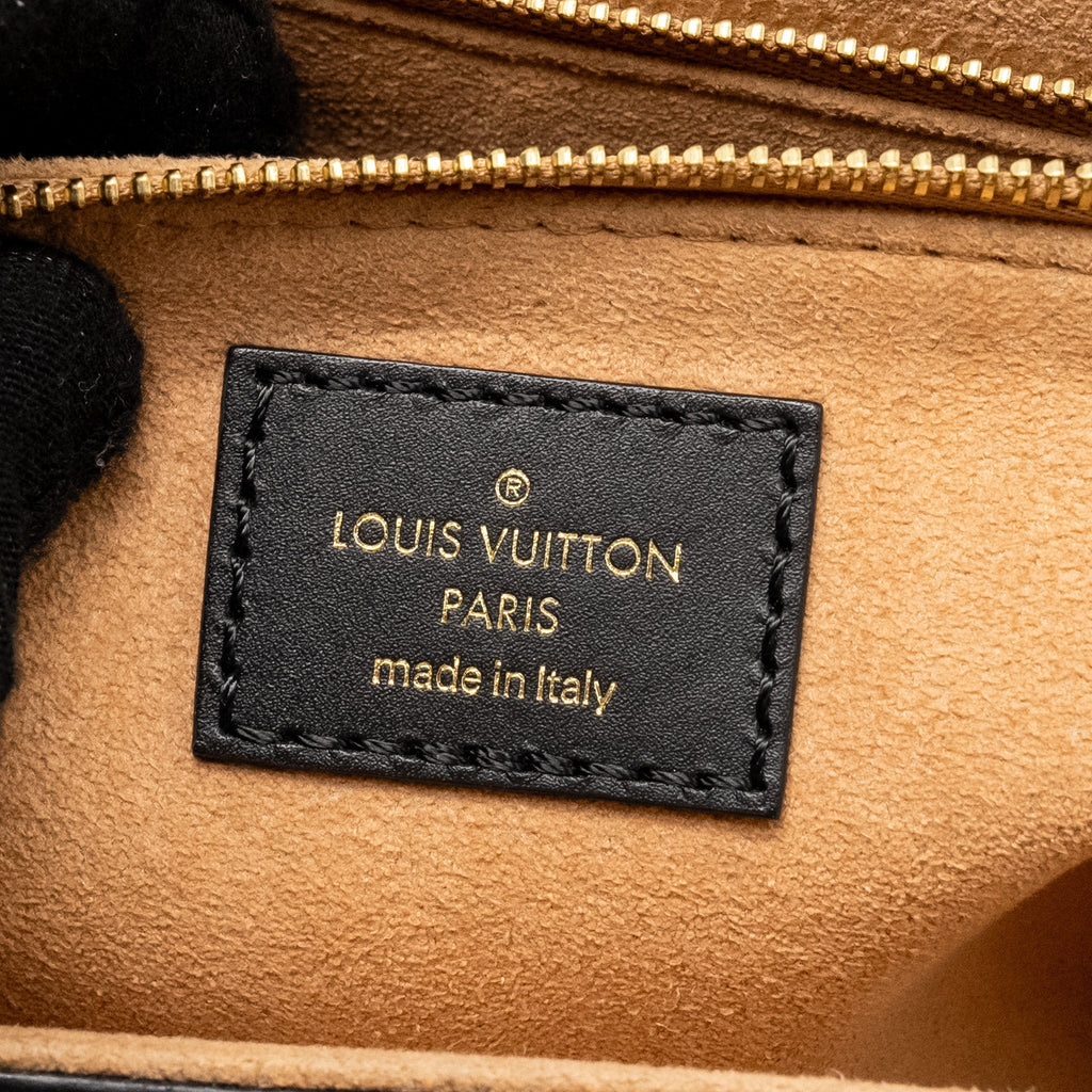 LOUIS VUITTON VAVIN PM DAMIER EBENE CANVAS BEIGE GHW