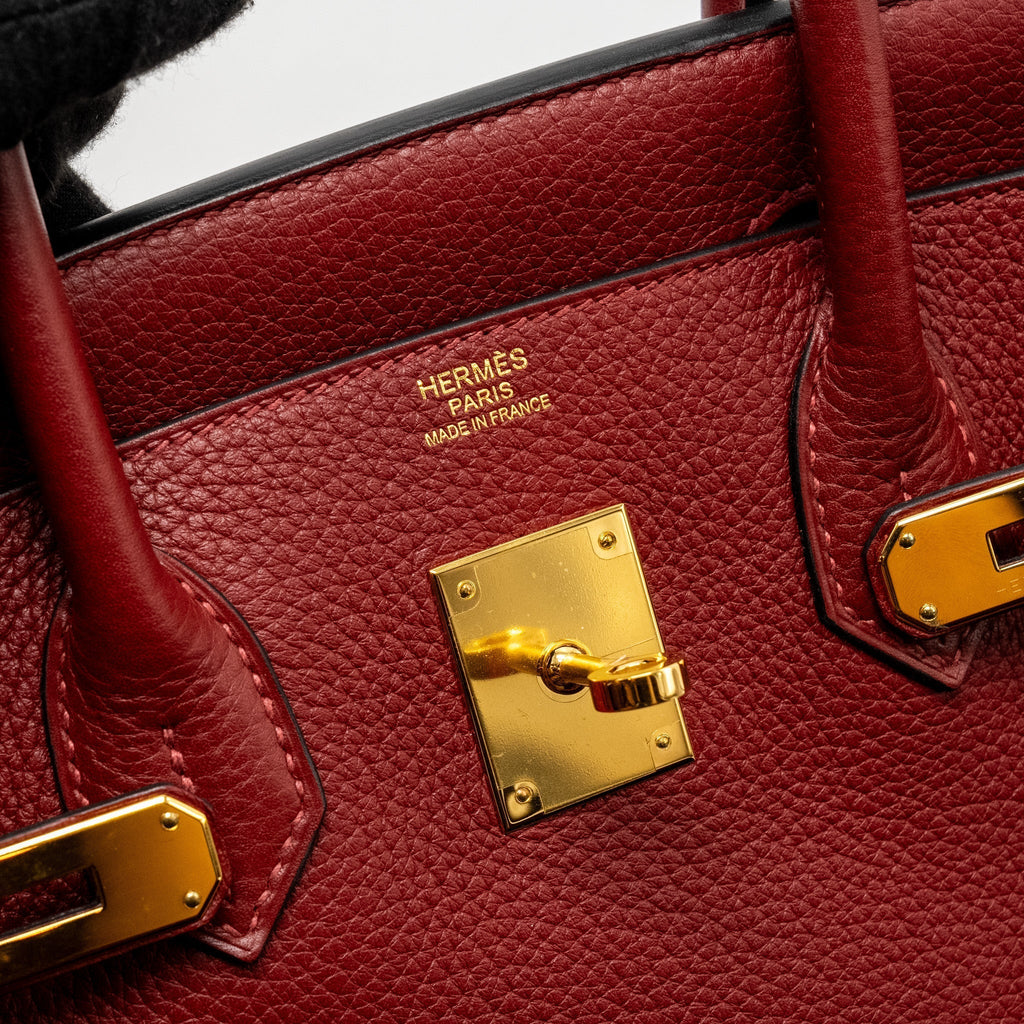 HERMES BIRKIN 30 TOGO ROUGE GRENAT GHW