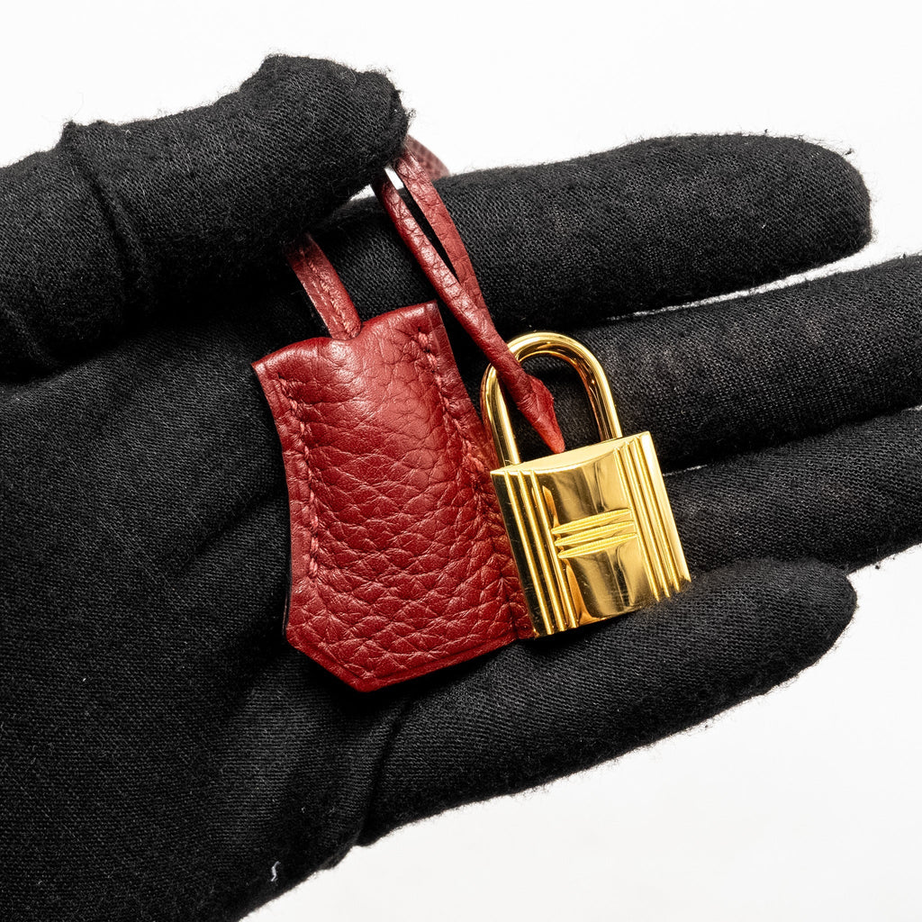 HERMES BIRKIN 30 TOGO ROUGE GRENAT GHW