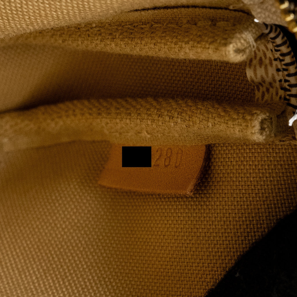 LOUIS VUITTON MINI POCHETTE ACCESSORIES DAMIER AZUR CANVAS GHW