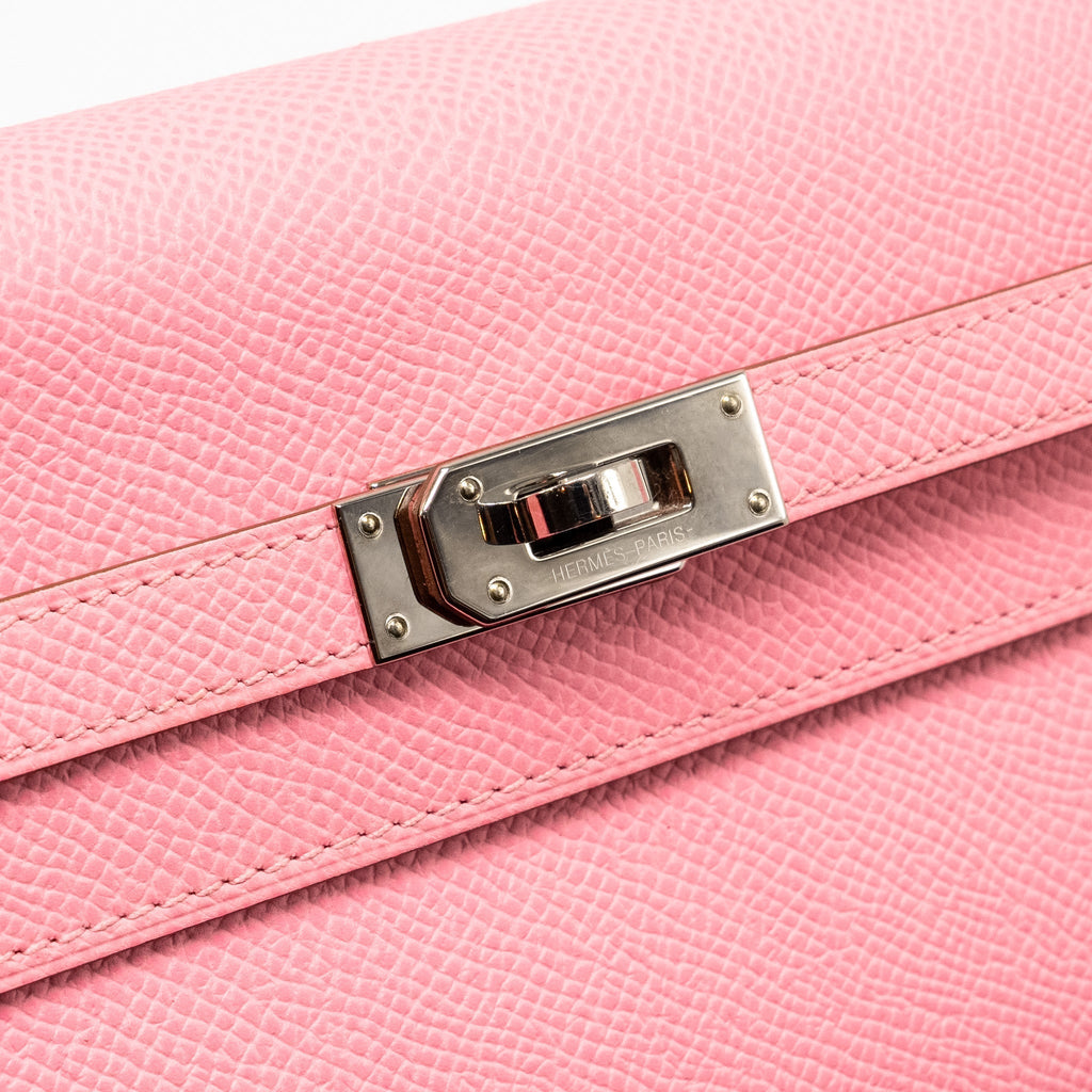 HERMES KELLY TO GO EPSOM 1Q ROSE CONFETTI SHW