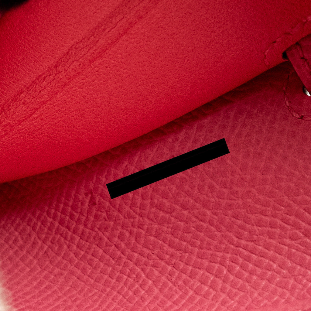 HERMES KELLY TO GO EPSOM 1Q ROSE CONFETTI SHW