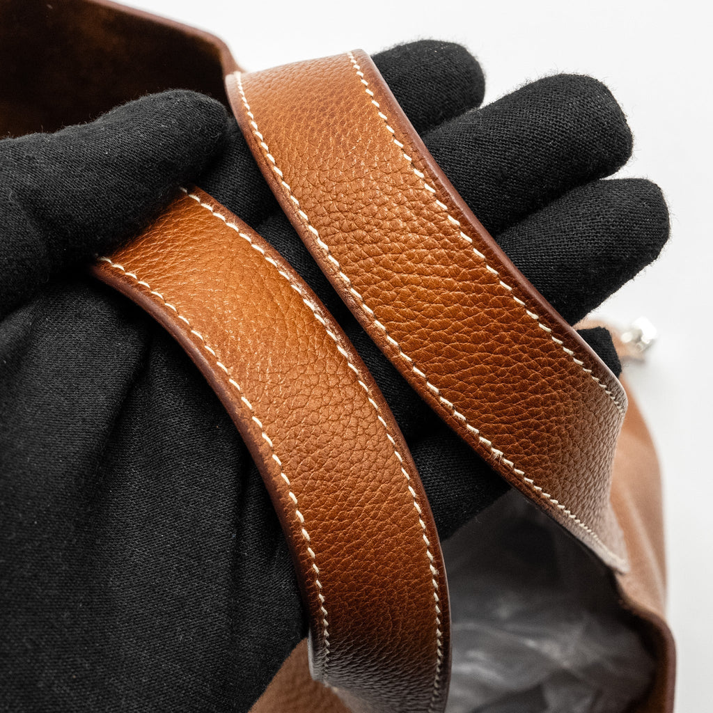 HERMES PICOTIN 18 LOCK BAG BARENIA FAUBOURG FAUVE SHW