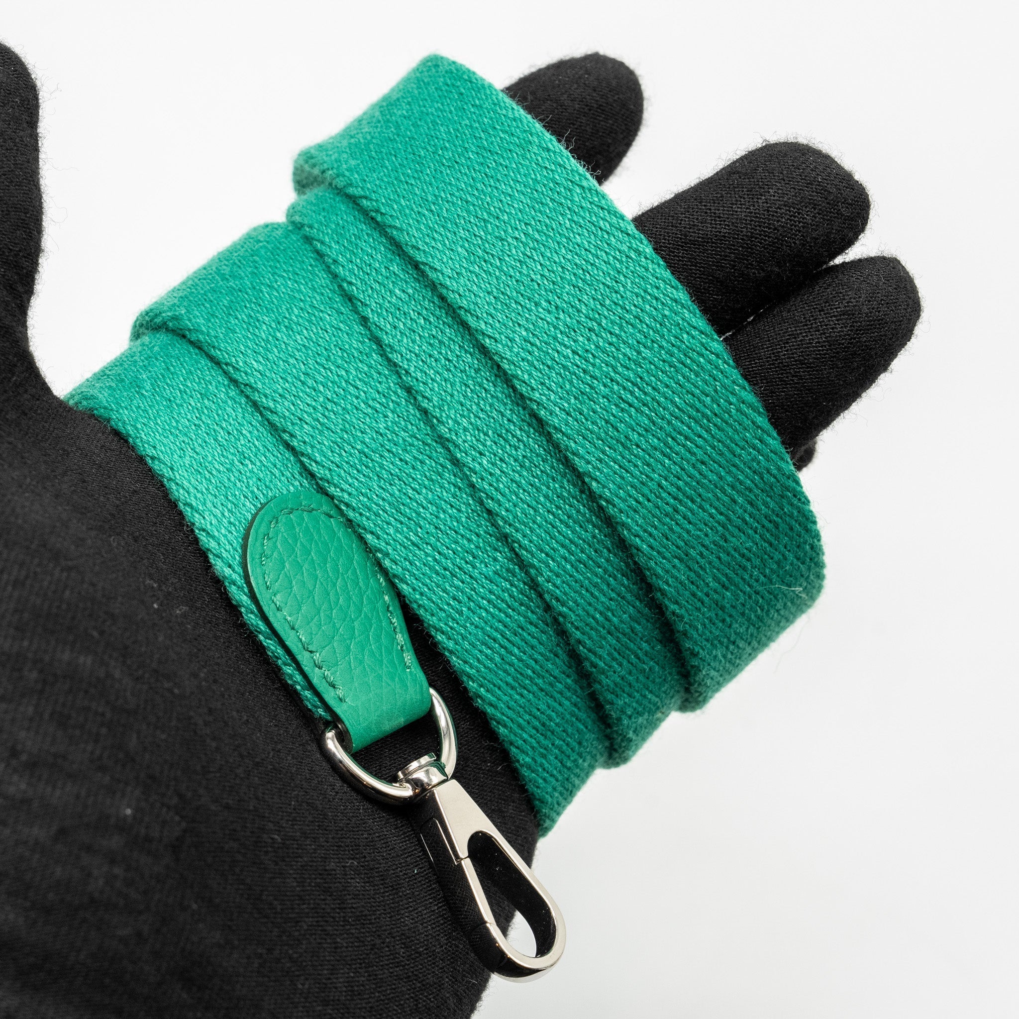 HERMES MINI EVELYNE TAURILLON MAURICE VERT JADE SHW