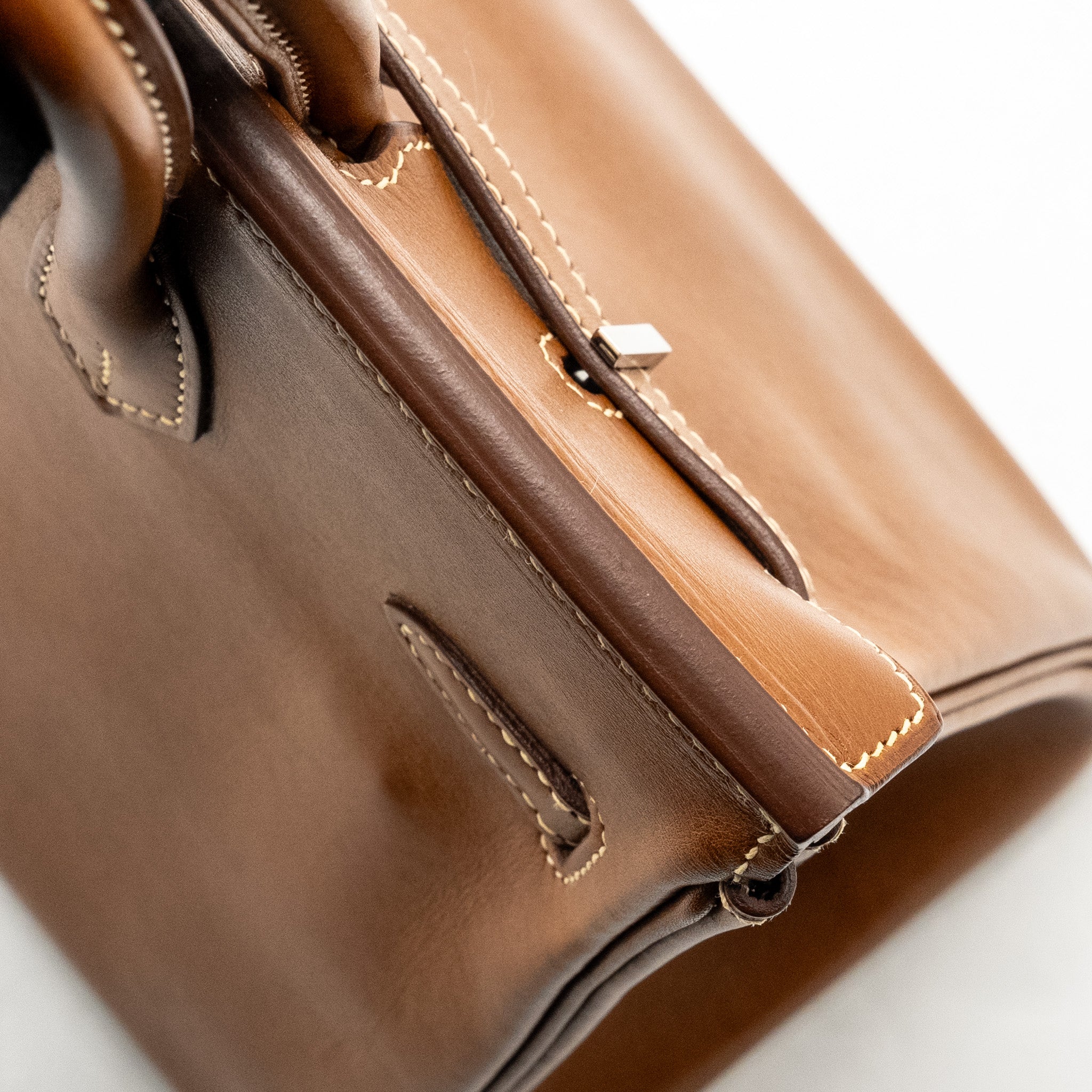 HERMES BIRKIN 25 BARENIA FAUBOURG FAUVE SHW