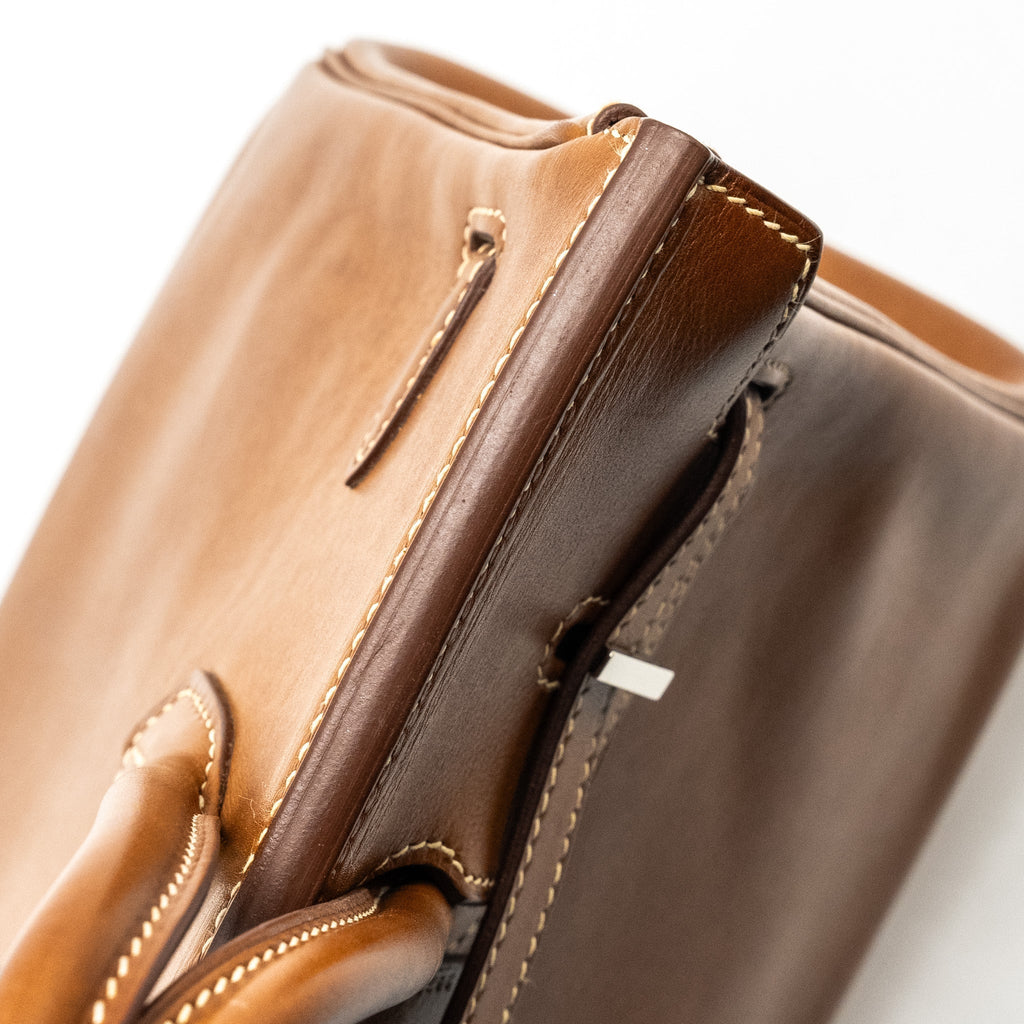 HERMES BIRKIN 25 BARENIA FAUBOURG FAUVE SHW