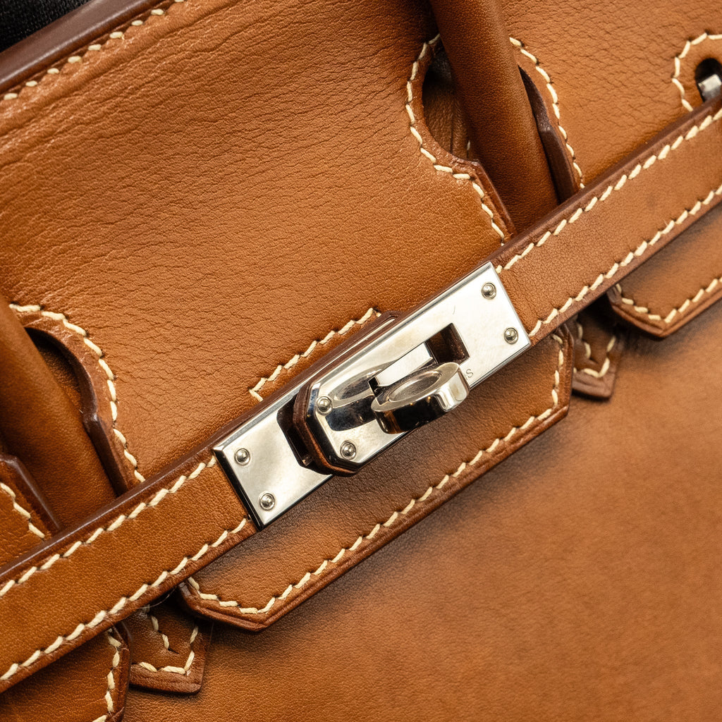 HERMES BIRKIN 25 BARENIA FAUBOURG FAUVE SHW
