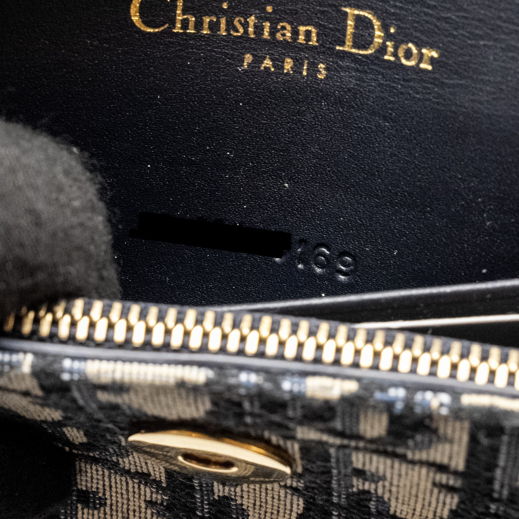 DIOR SADDLE BELT BAG/POUCH BLUE OBLIQUE JACQUARD CANVAS GHW