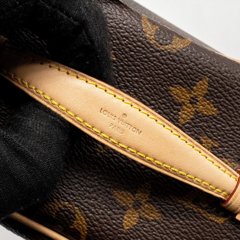 LOUIS VUITTON NICE NANO MONOGRAM CANVAS GHW