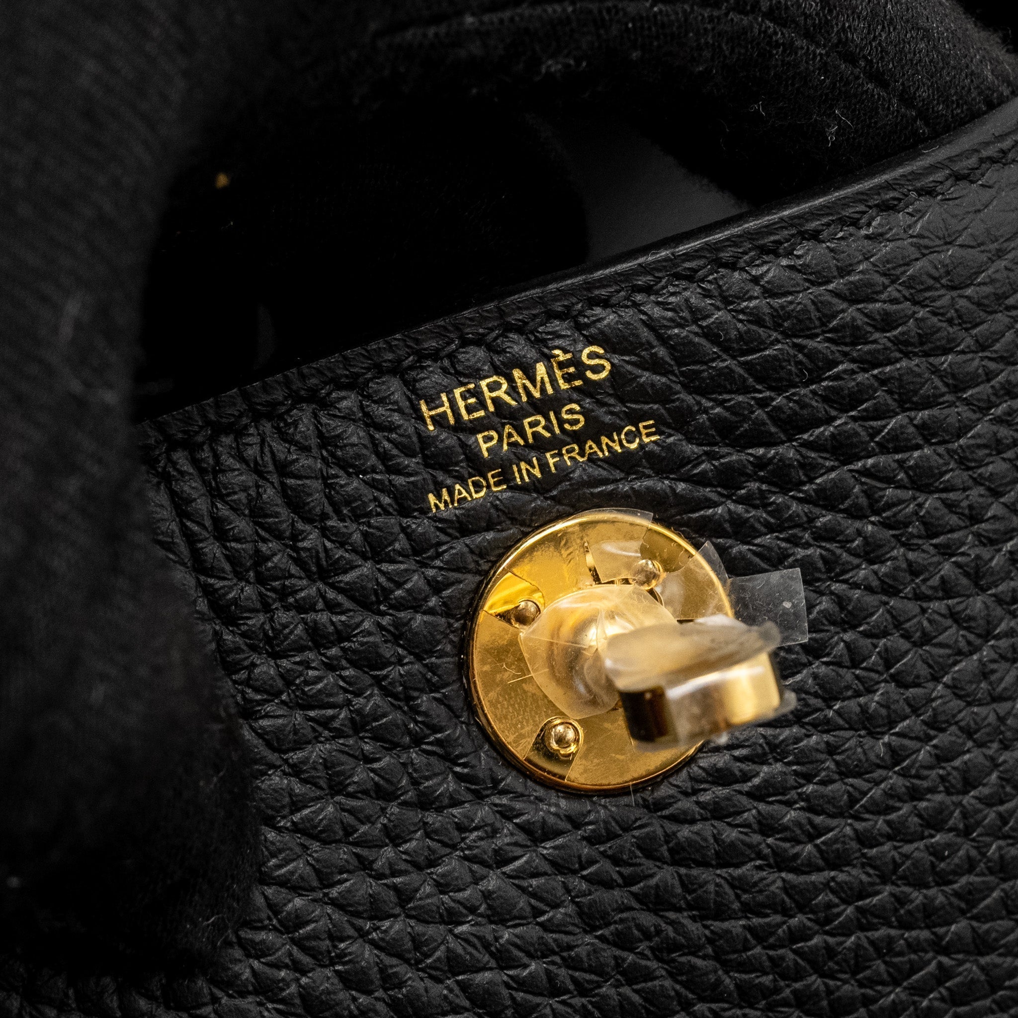HERMES MINI LINDY II CLEMENCE BLACK GHW