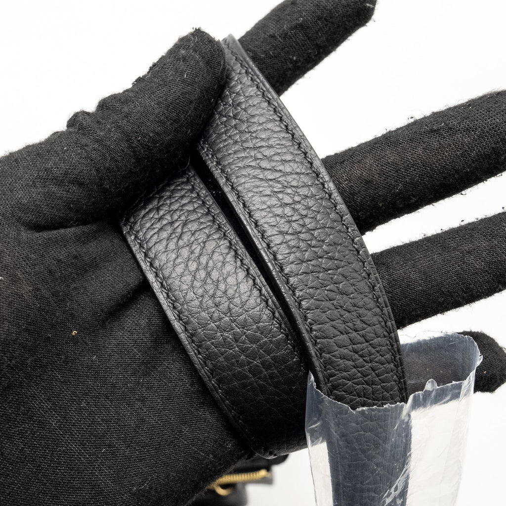 HERMES MINI LINDY II CLEMENCE BLACK GHW