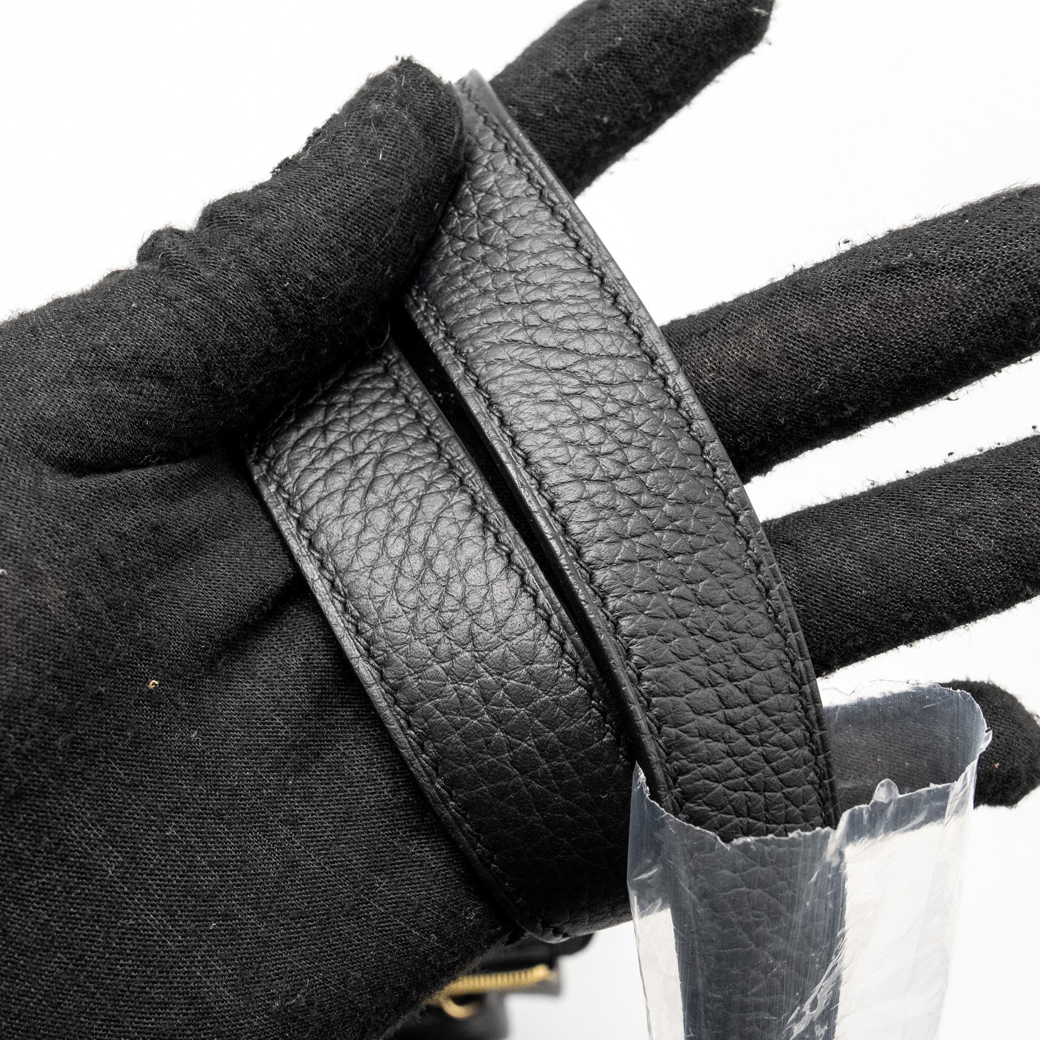 HERMES MINI LINDY II CLEMENCE BLACK GHW