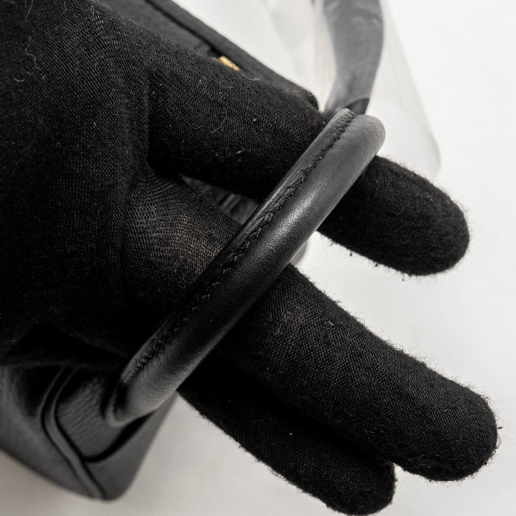 HERMES MINI LINDY II CLEMENCE BLACK GHW