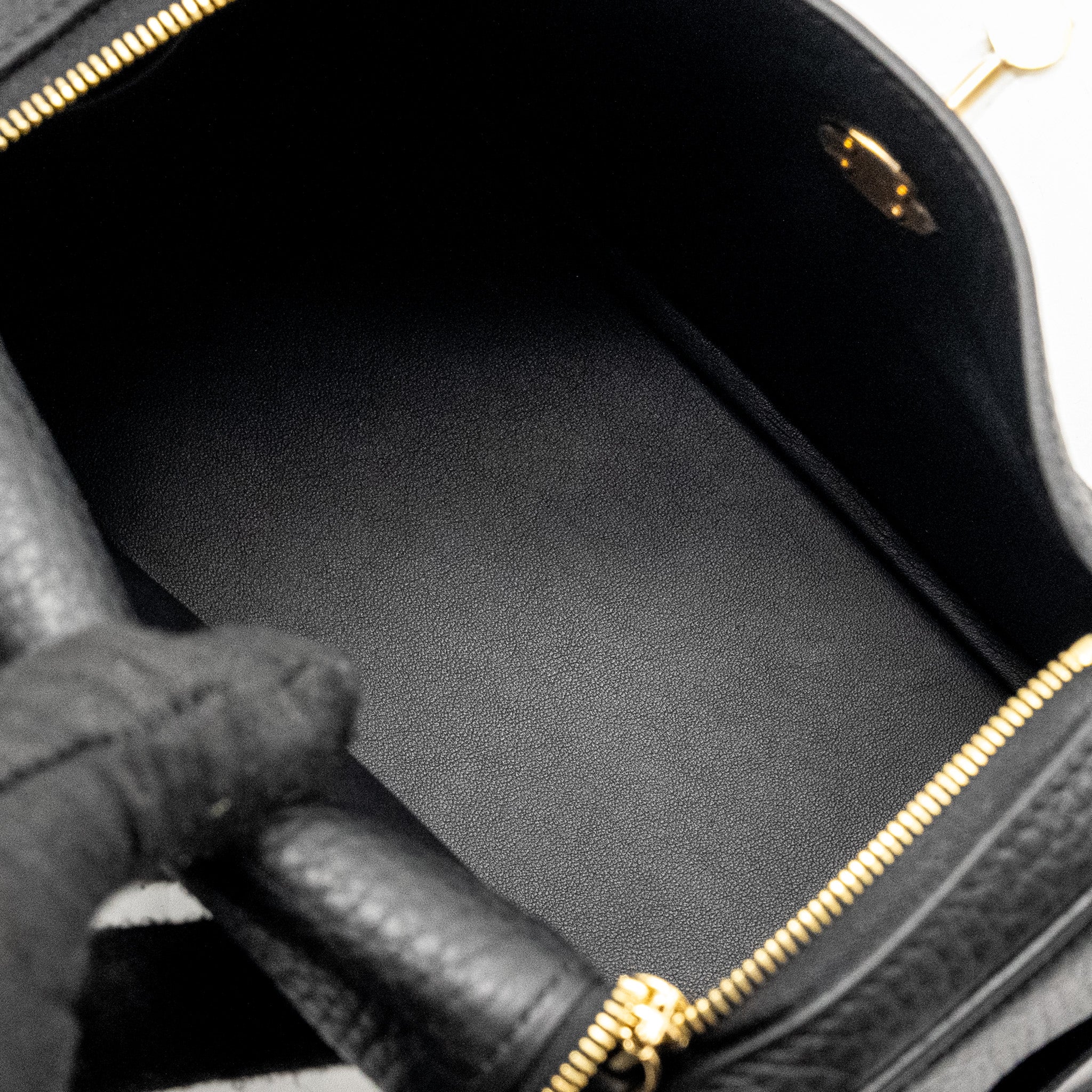 HERMES MINI LINDY II CLEMENCE BLACK GHW