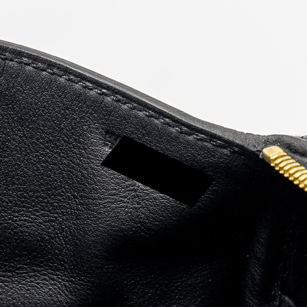 HERMES MINI LINDY II CLEMENCE BLACK GHW