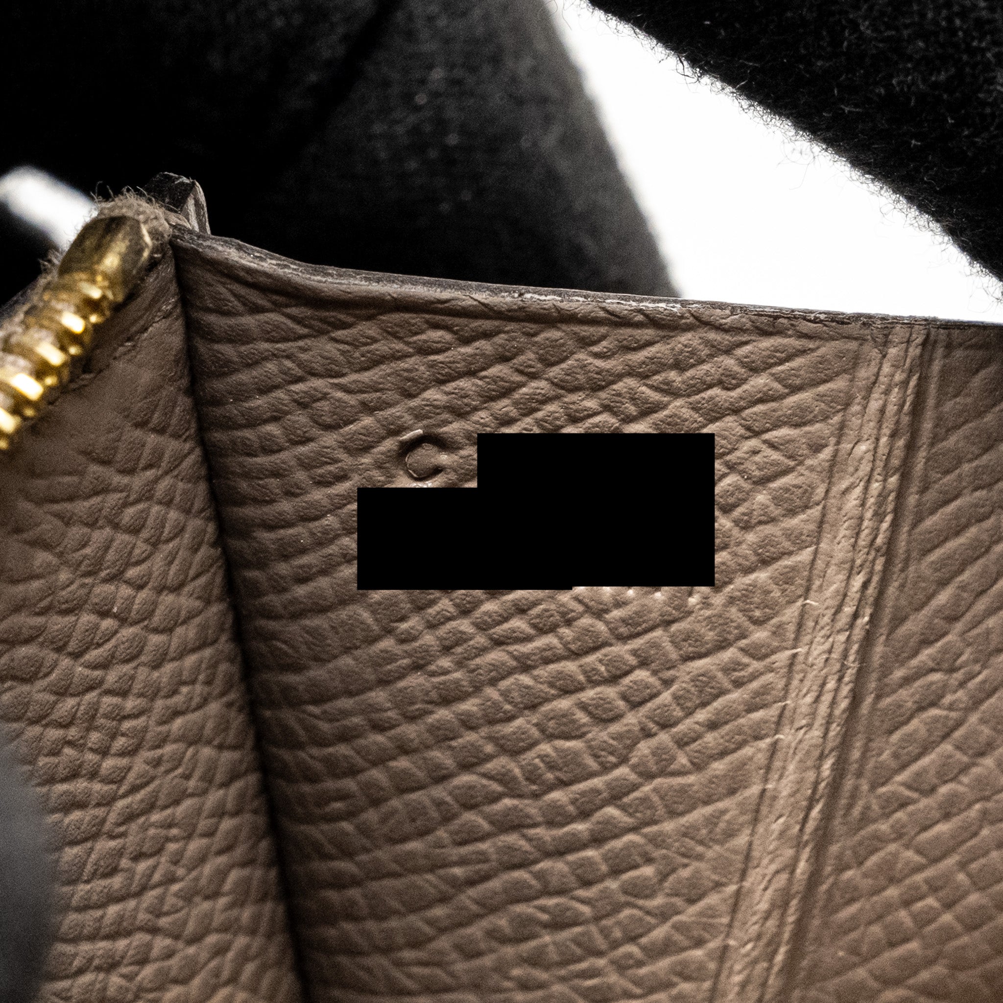 HERMES CONSTANCE COMPACT WALLET EPSOM GRIS ASPHALTE GHW