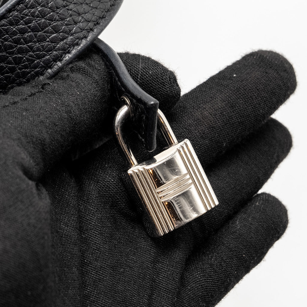 HERMES PICOTIN 18 LOCK BAG CLEMENCE BLACK SHW