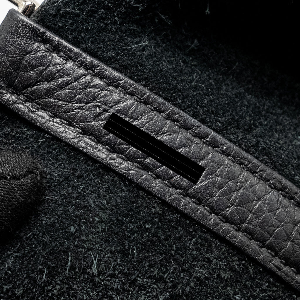 HERMES PICOTIN 18 LOCK BAG CLEMENCE BLACK SHW