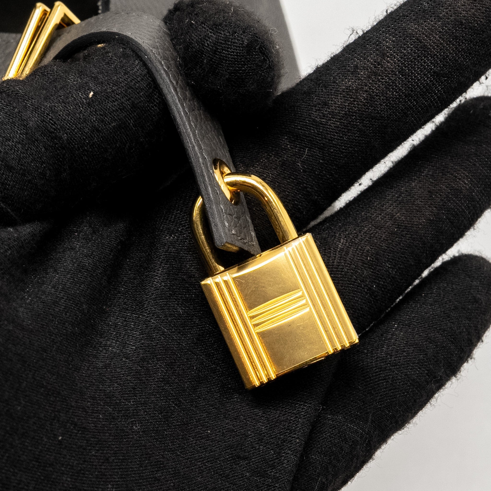 HERMES PICOTIN 18 LOCK BAG TARUILLON MAURICE GRAPHITE GHW