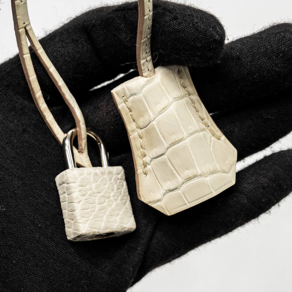 HERMES BIRKIN 25 CROCODILE POROSUS BETON SHW