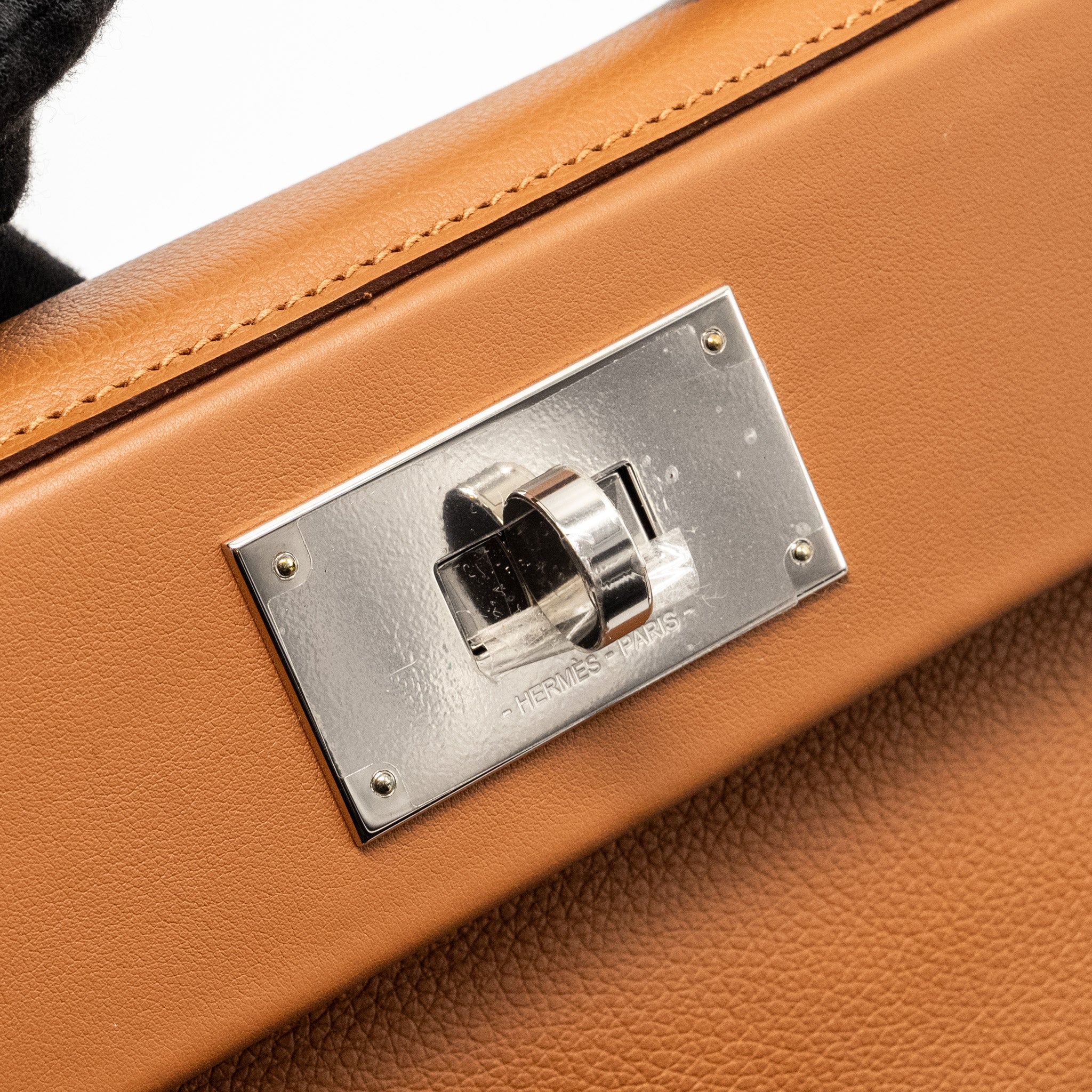 HERMES MINI 24/24 2424-21 BAG EVERCOLOR/SWIFT GOLD SHW