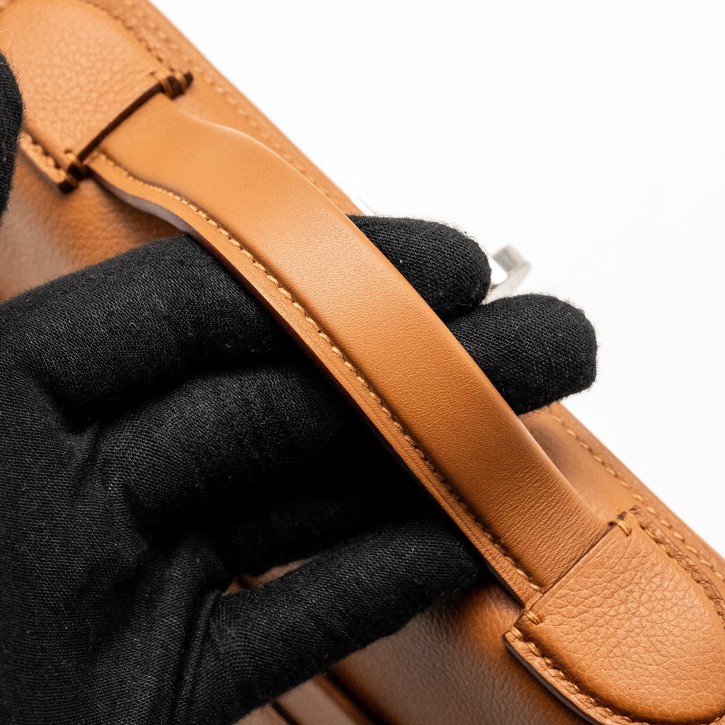 HERMES MINI 24/24 2424-21 BAG EVERCOLOR/SWIFT GOLD SHW