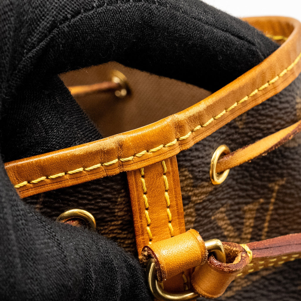 LOUIS VUITTON NANO NOE MONOGRAM CANVAS GHW